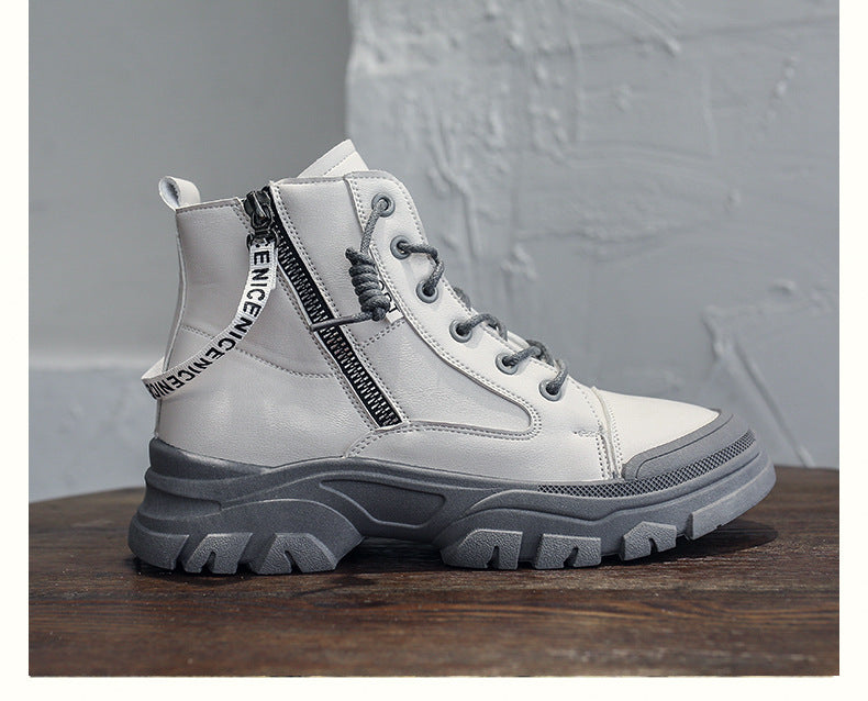 Bottes simples à plateforme décontractées