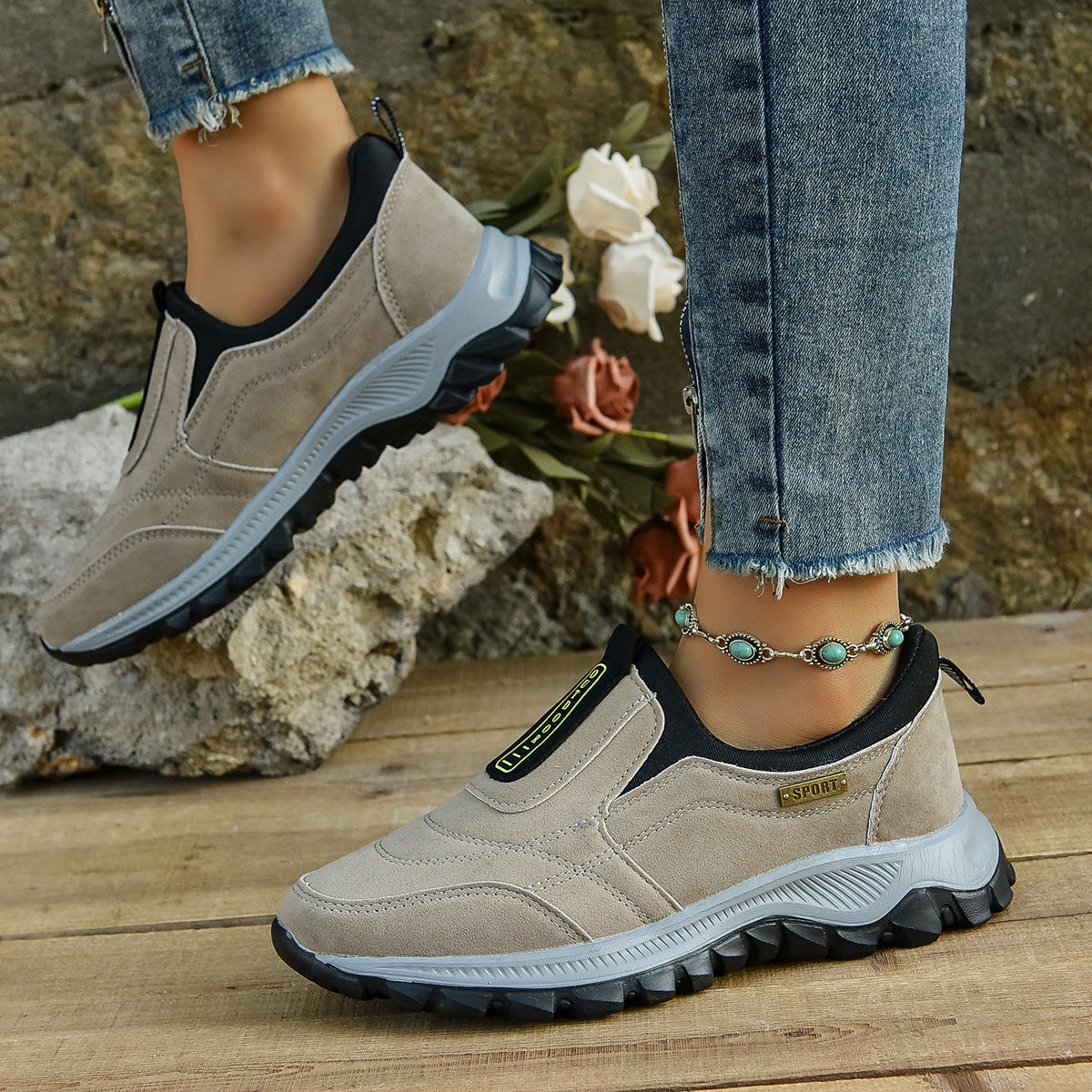 Chaussures de sport d'extérieur à enfiler