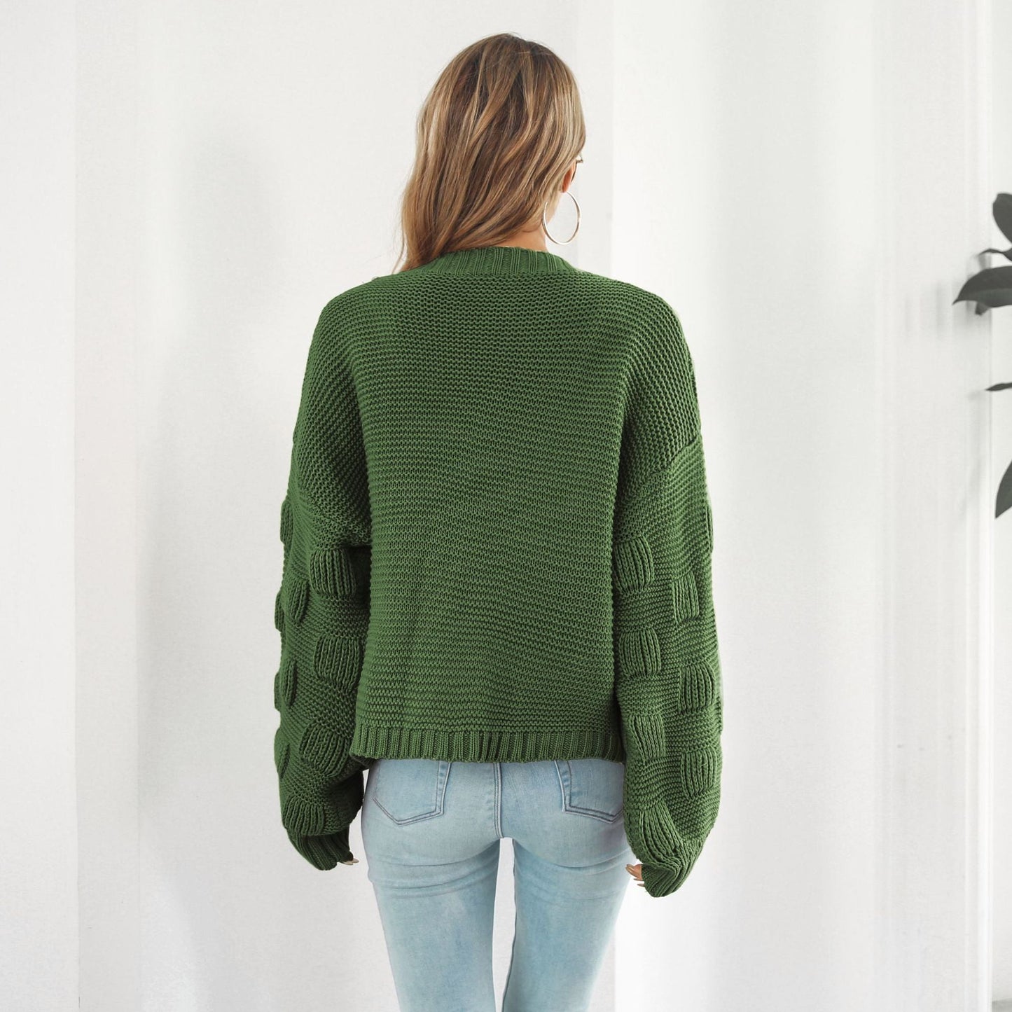 Cardigan à manches tricoté