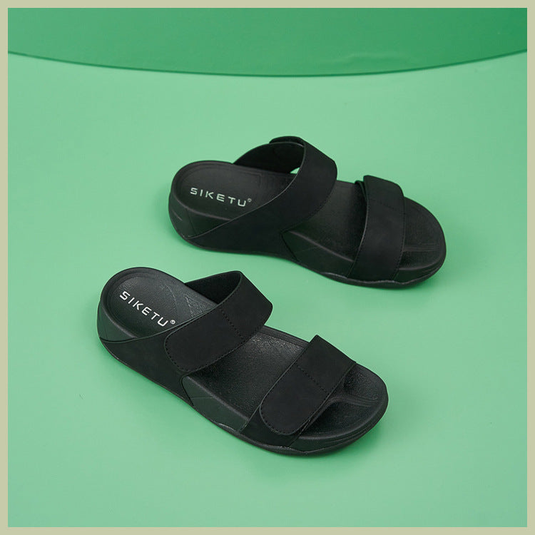 Sandales à plateforme élastiques confortables