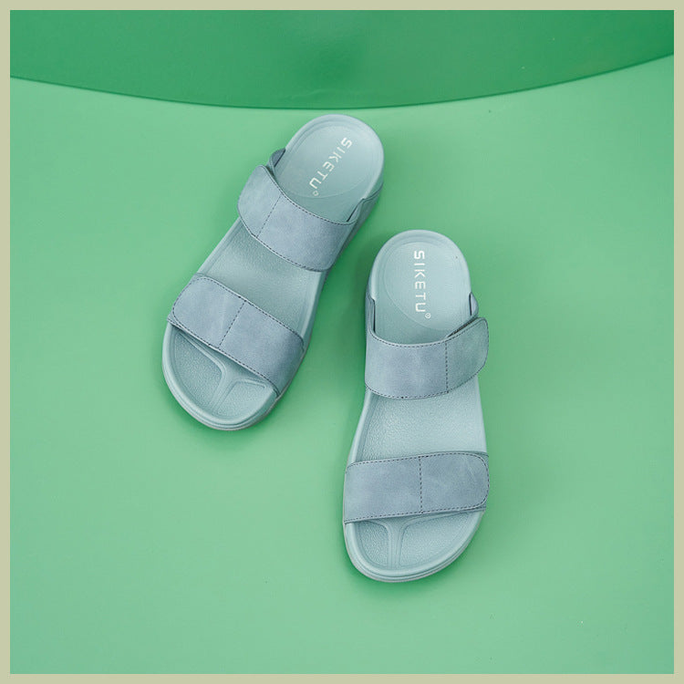 Sandales à plateforme élastiques confortables