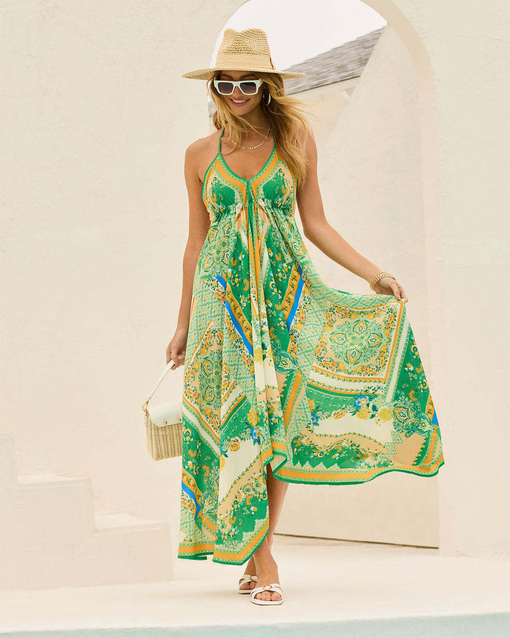 Robe à imprimé floral