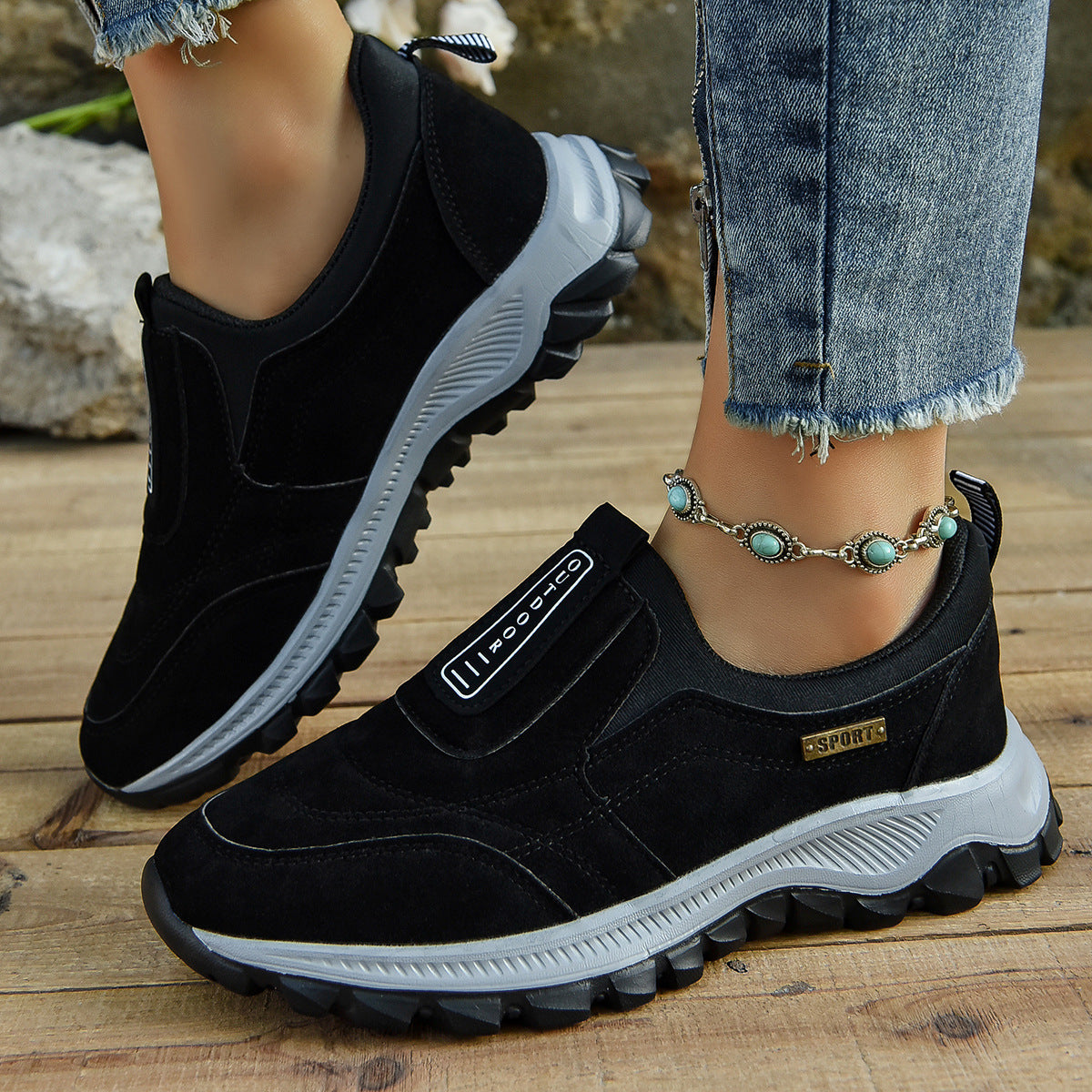 Chaussures de sport d'extérieur à enfiler