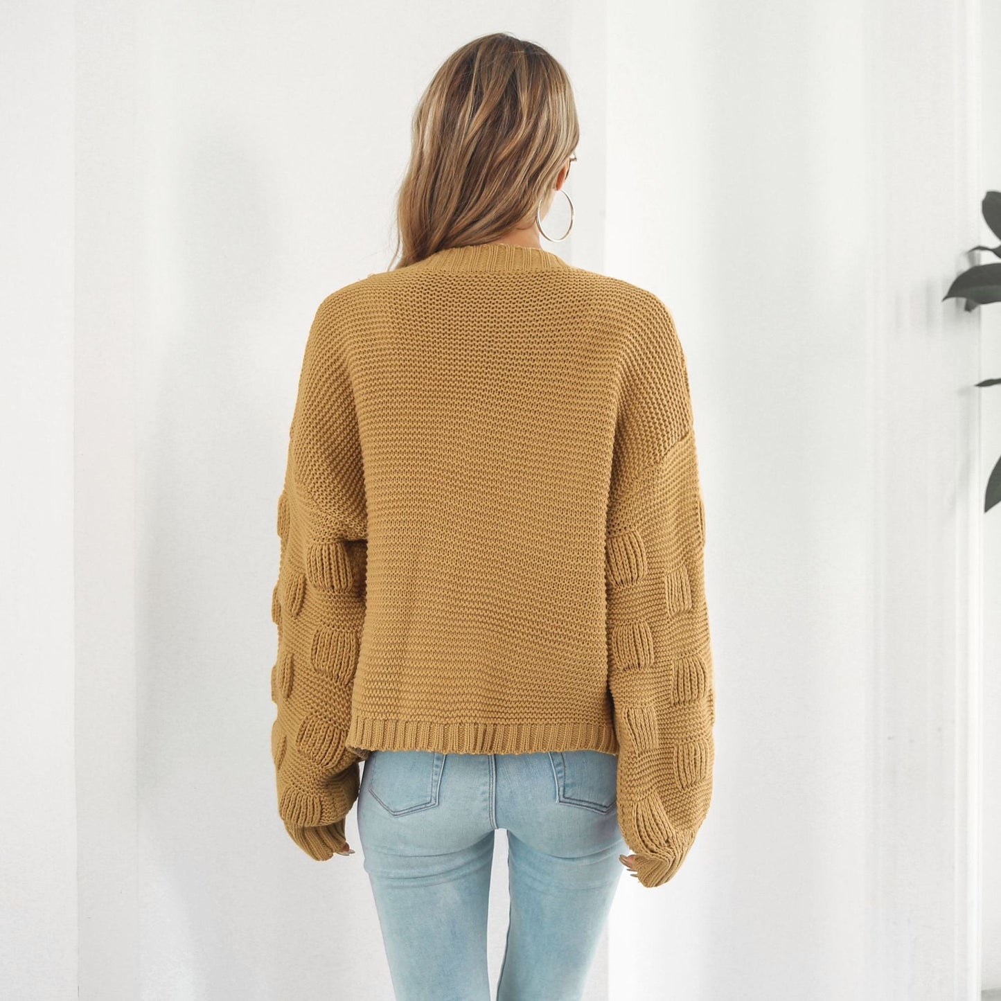 Cardigan à manches tricoté