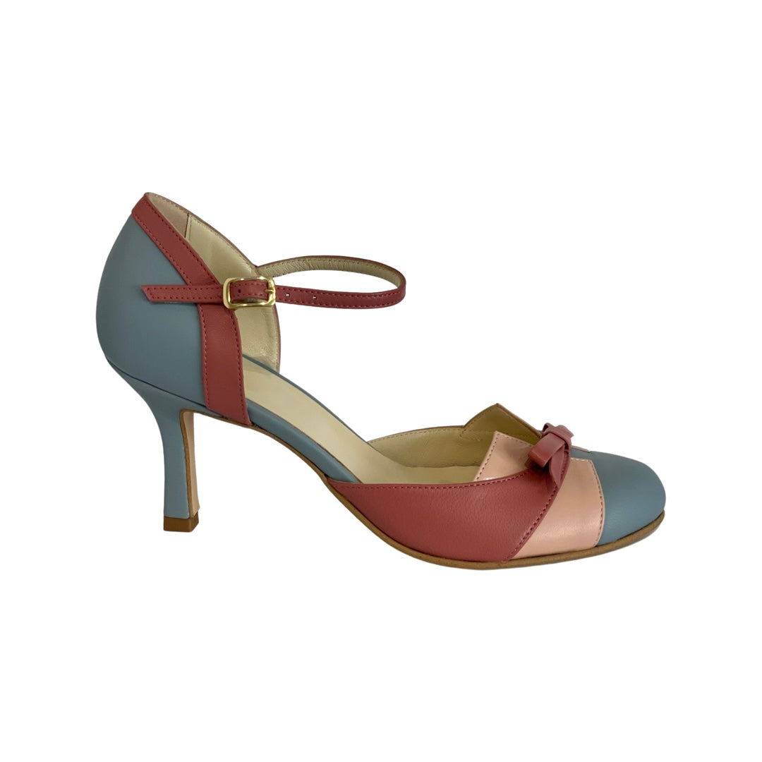 Sandales bout pointu, boucle, talons hauts