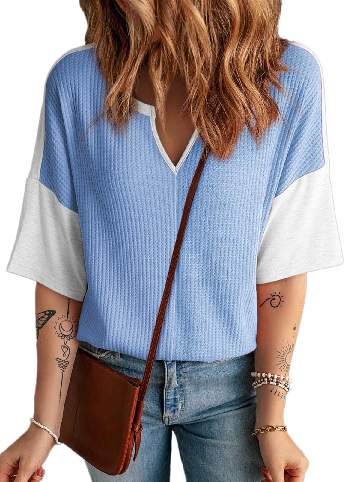 Pull  à manches mi-longues et duveteux