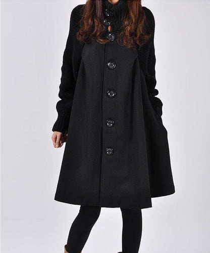 Manteau Trench-coat mi-long à la mode pour