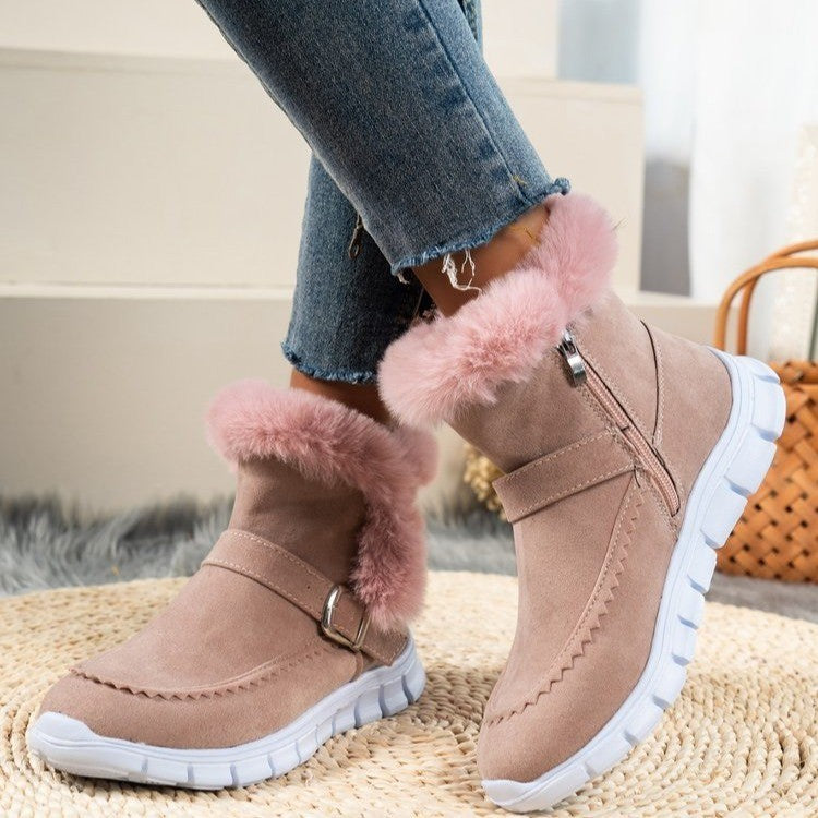 bottes d'hiver chaudes et épaisses