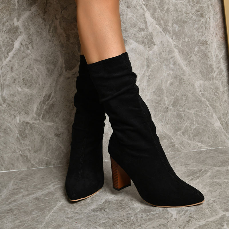 Bottes  pointu talons hauts