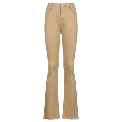 Jean bootcut extensible  taille haute