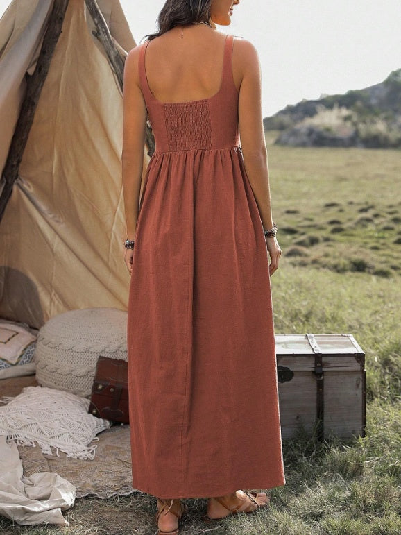 Robe à manches 100% coton
