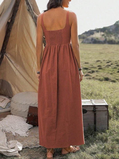 Robe à manches 100% coton