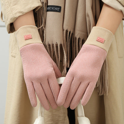 Gants  doublés de polaire Dralon, chauds, résistants au froid, pour écran tactile