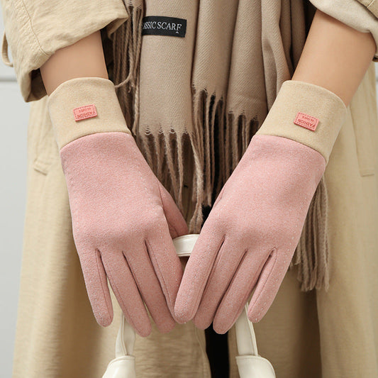 Gants  doublés de polaire Dralon, chauds, résistants au froid, pour écran tactile