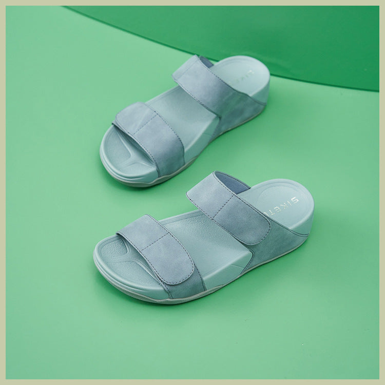 Sandales à plateforme élastiques confortables