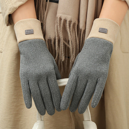 Gants  doublés de polaire Dralon, chauds, résistants au froid, pour écran tactile