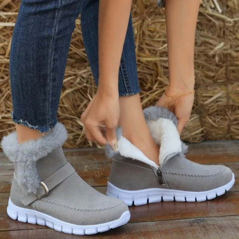 bottes d'hiver chaudes et épaisses