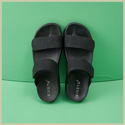 Sandales à plateforme élastiques confortables
