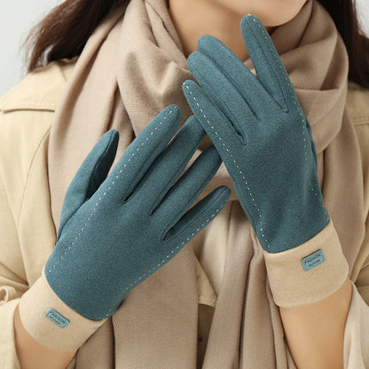 Gants  doublés de polaire Dralon, chauds, résistants au froid, pour écran tactile