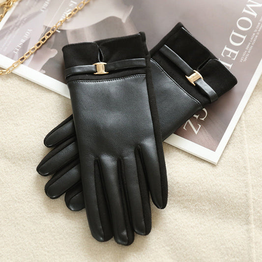 Gants d'hiver en daim