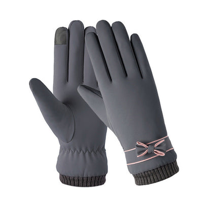 Gants d'hiver pour femme au toucher peau