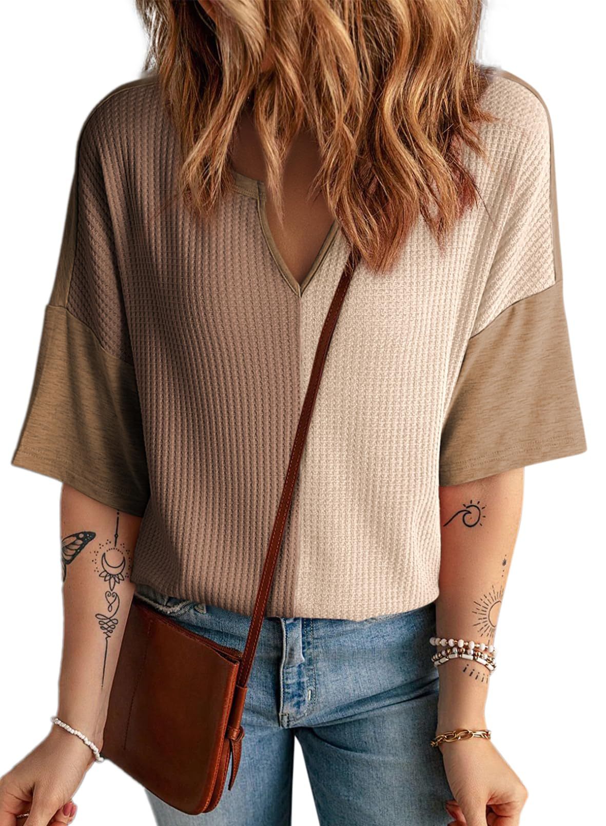 Pull  à manches mi-longues et duveteux