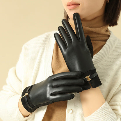 Gants d'hiver en daim