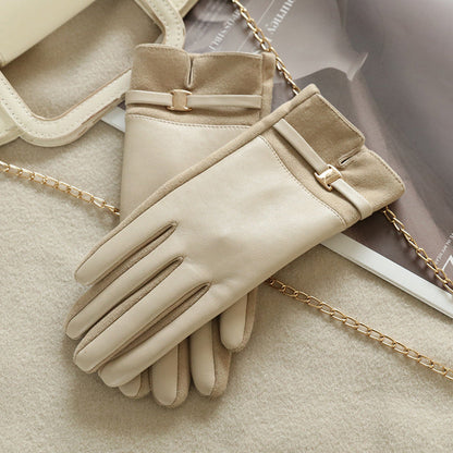 Gants d'hiver en daim