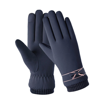 Gants d'hiver pour femme au toucher peau