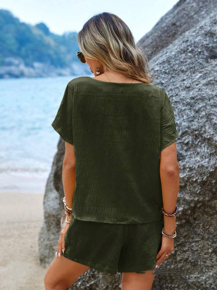 Ensemble short décontracté et confortable