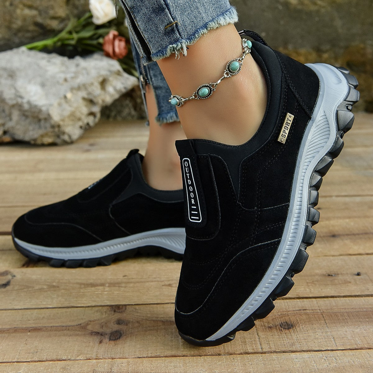 Chaussures de sport d'extérieur à enfiler