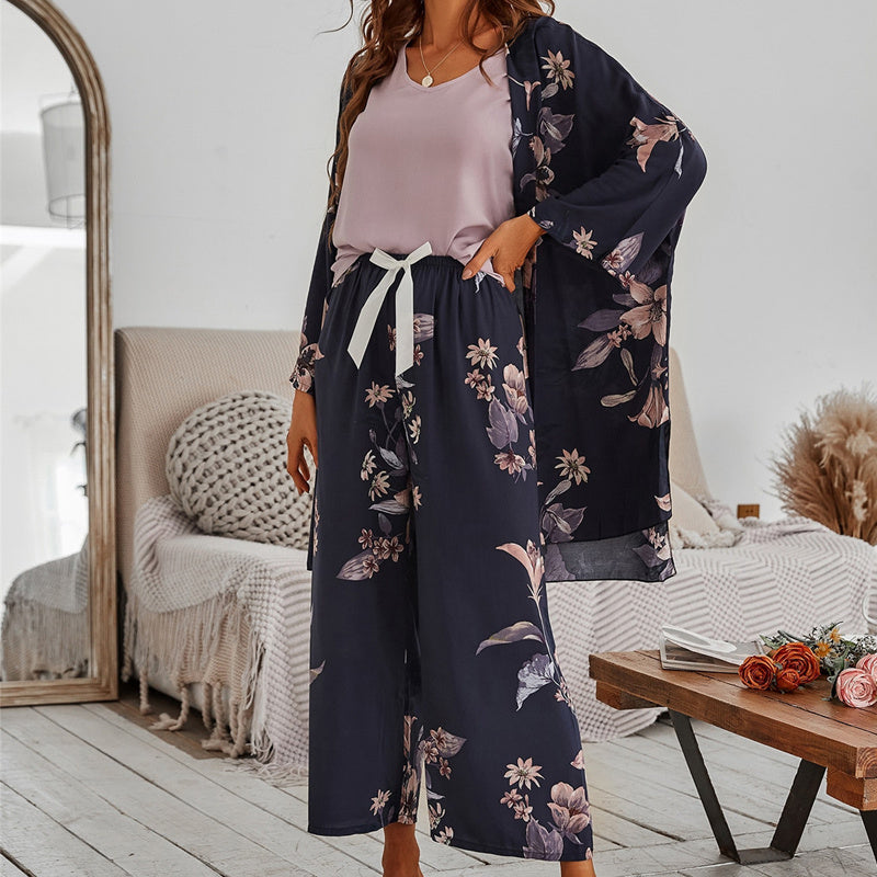 Ensemble  pyjama  floral