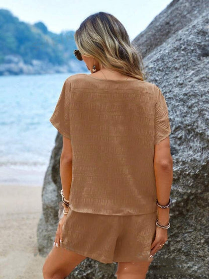Ensemble short décontracté et confortable