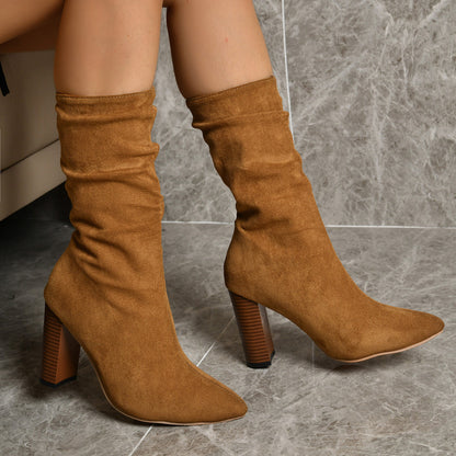 Bottes  pointu talons hauts