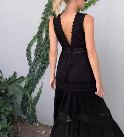 Robe Longue Bohème Chic Blanche