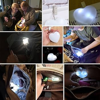 Lampe Tactile à Induction en Forme de Cœur pour Sac
