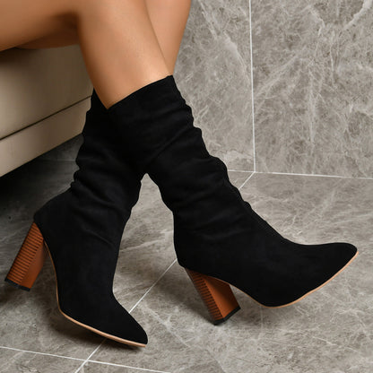 Bottes  pointu talons hauts