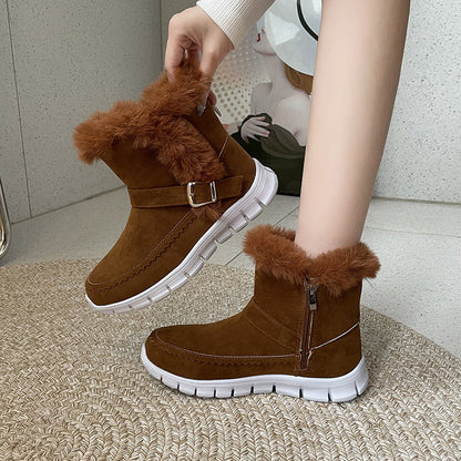 bottes d'hiver chaudes et épaisses