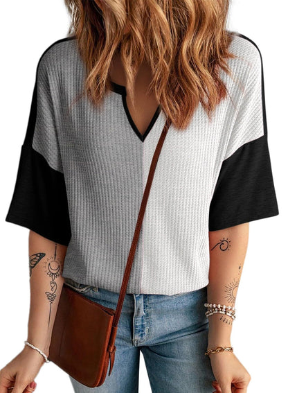Pull  à manches mi-longues et duveteux