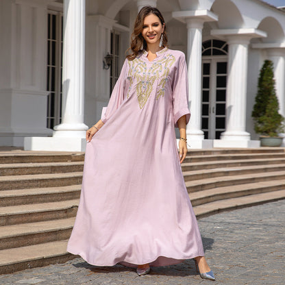 Robe brodée