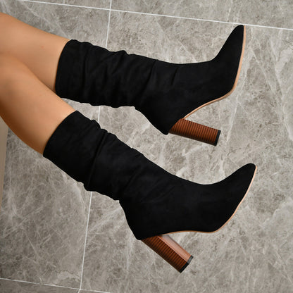 Bottes  pointu talons hauts