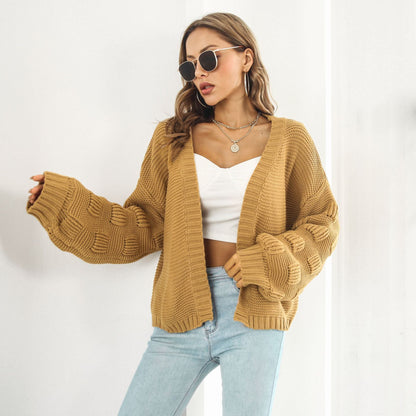 Cardigan à manches  tricoté