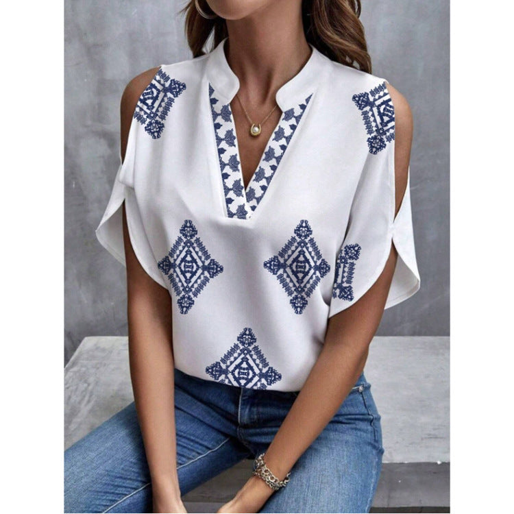 Pull  décontracté à manches courtes