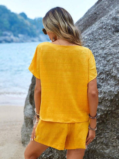 Ensemble short décontracté et confortable