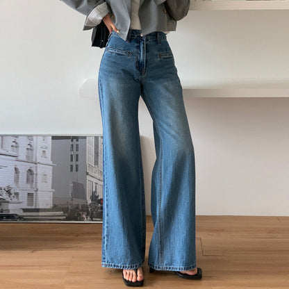 Jean amincissant rétro taille haute