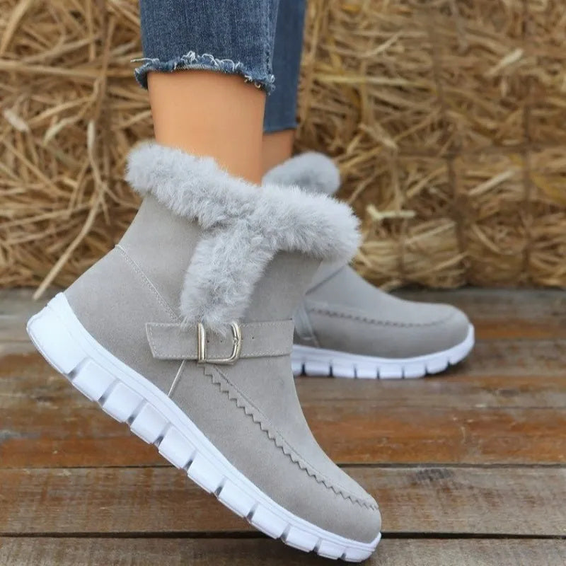 bottes d'hiver chaudes et épaisses