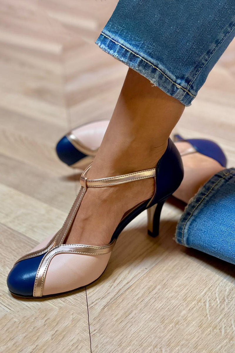 Sandales  bout pointu, boucle, talons hauts