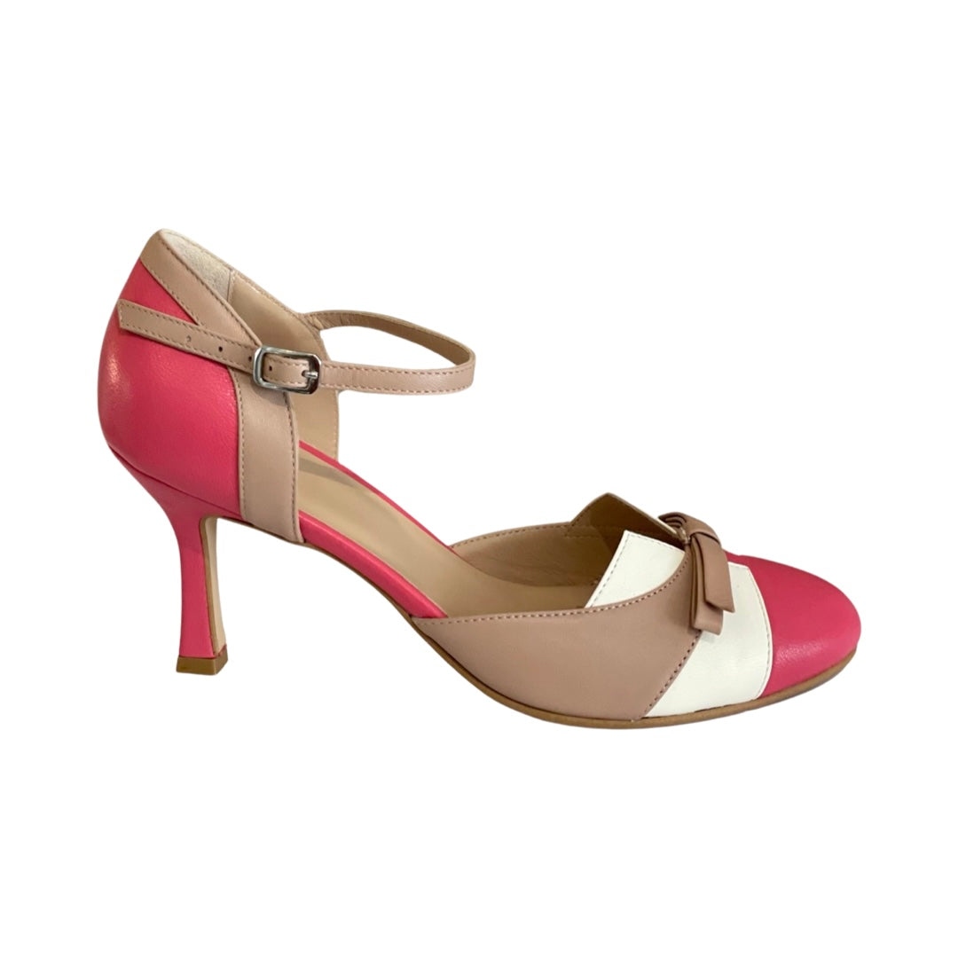 Sandales  bout pointu, boucle, talons hauts