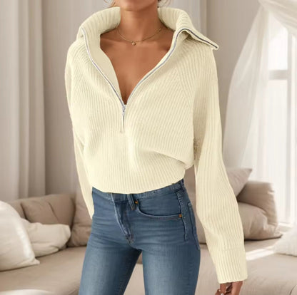 Pull demi-zip